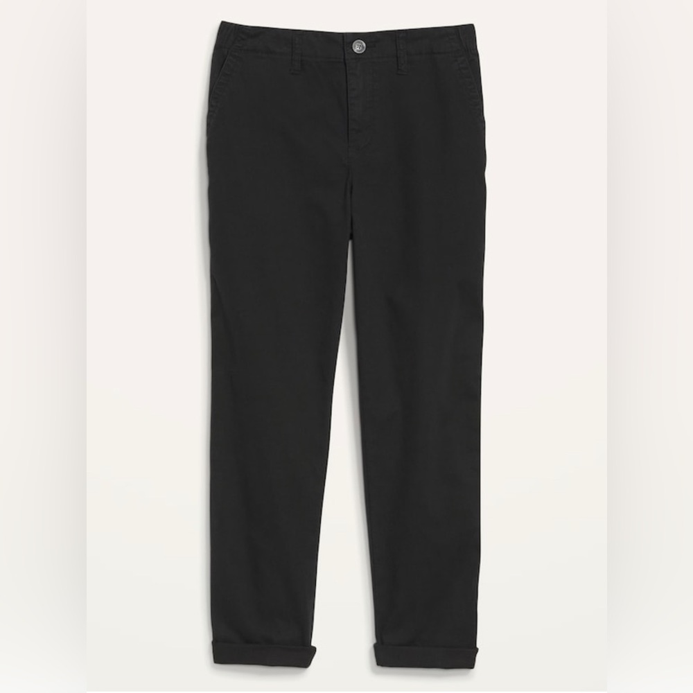 Old Navy High Waisted OGC Chino Pants Black Medium
